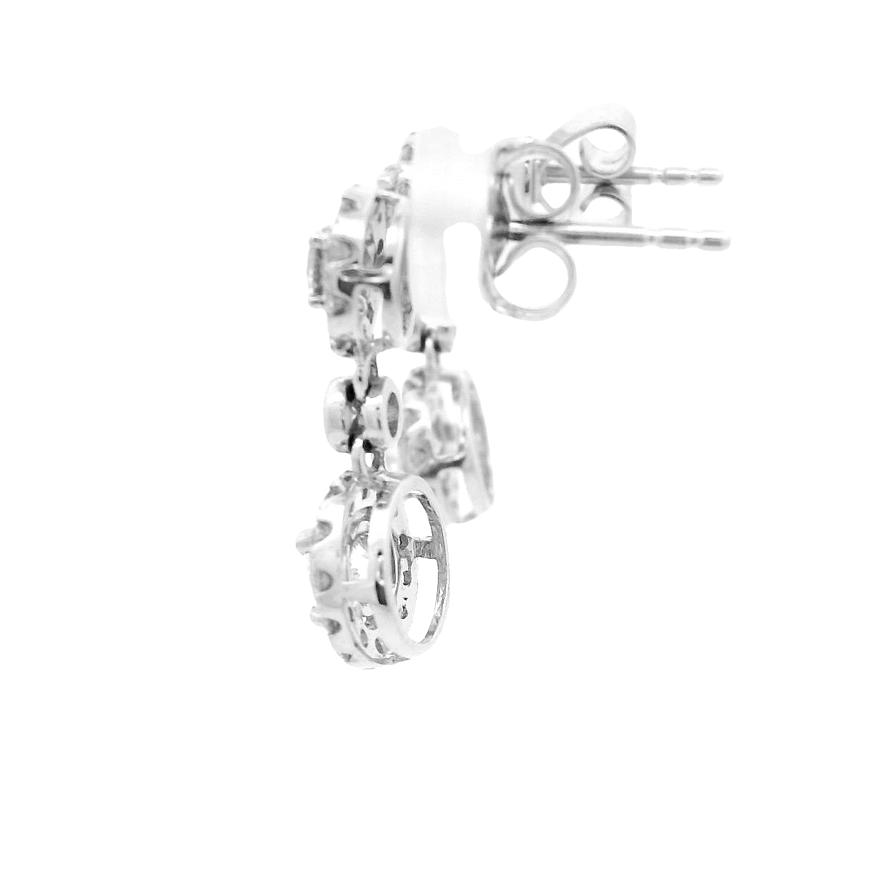 14KWG Diamond Earrings