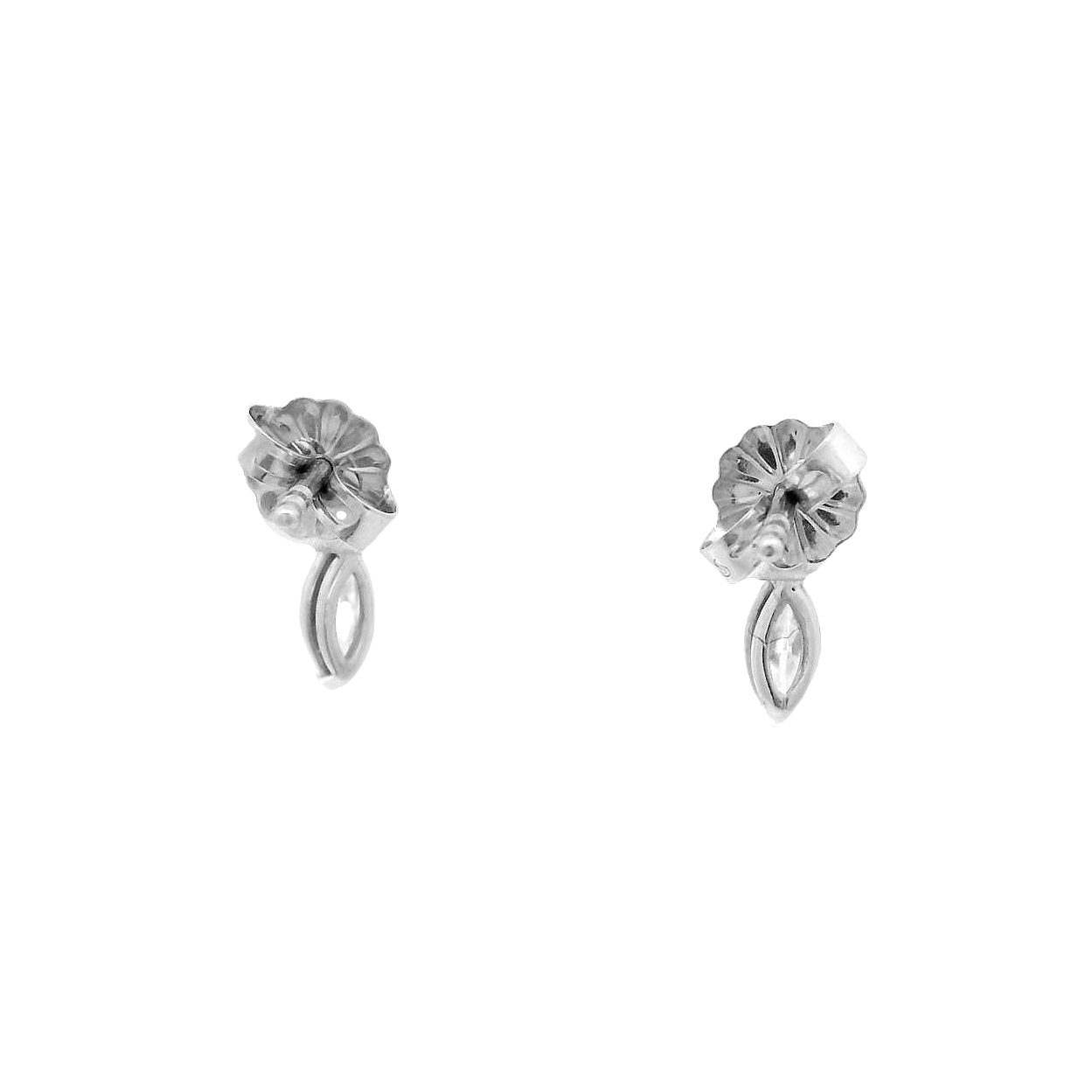 14KWG Diamond Drop Earrings