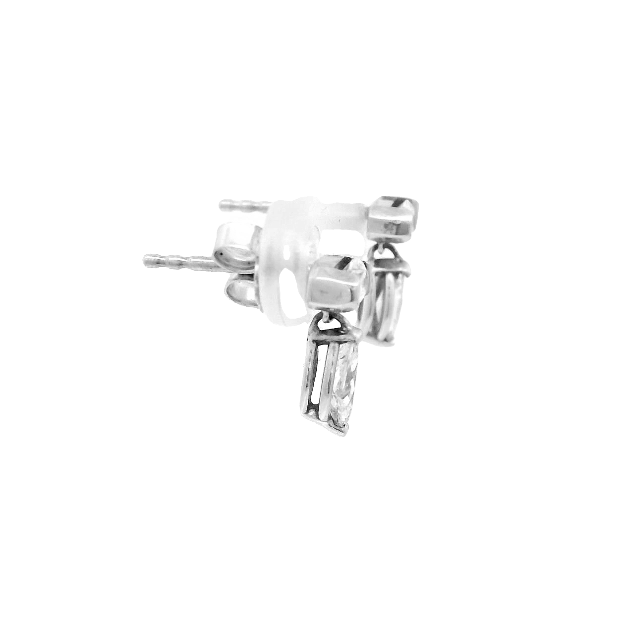 14KWG Diamond Drop Earrings