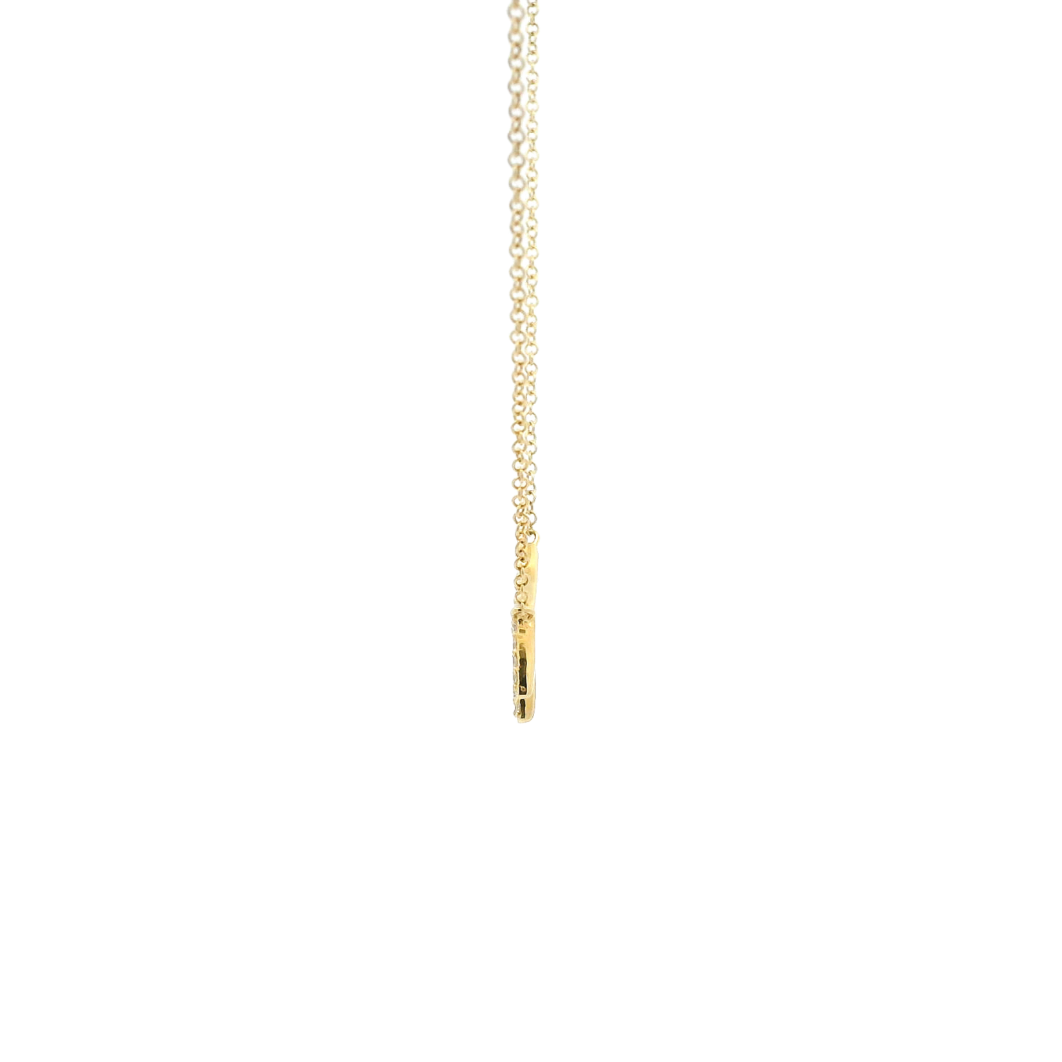 14KYG Diamond Spike Necklace