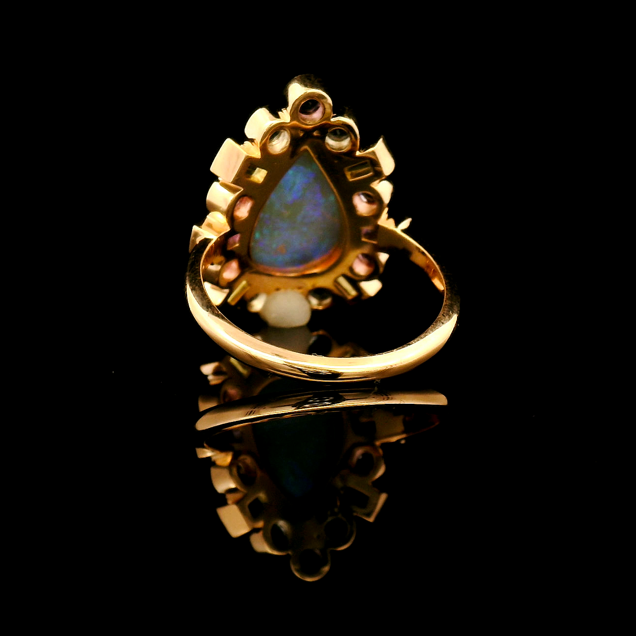 Stunning Opal and Gemstone Ring