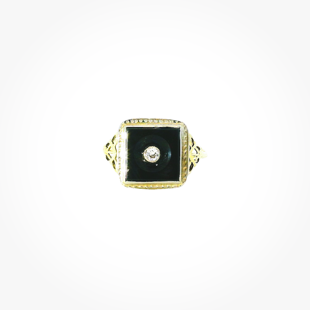 Vintage 14k Filigree Engagement Ring