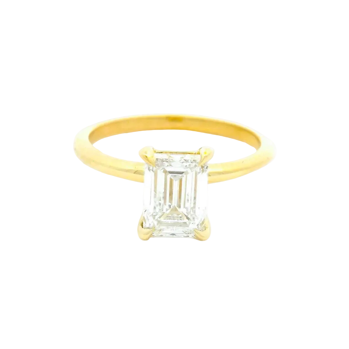 Elegant Emerald Cut Diamond Ring