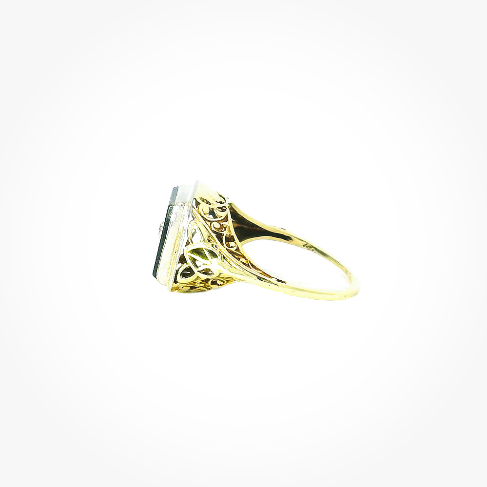 Vintage 14k Filigree Engagement Ring