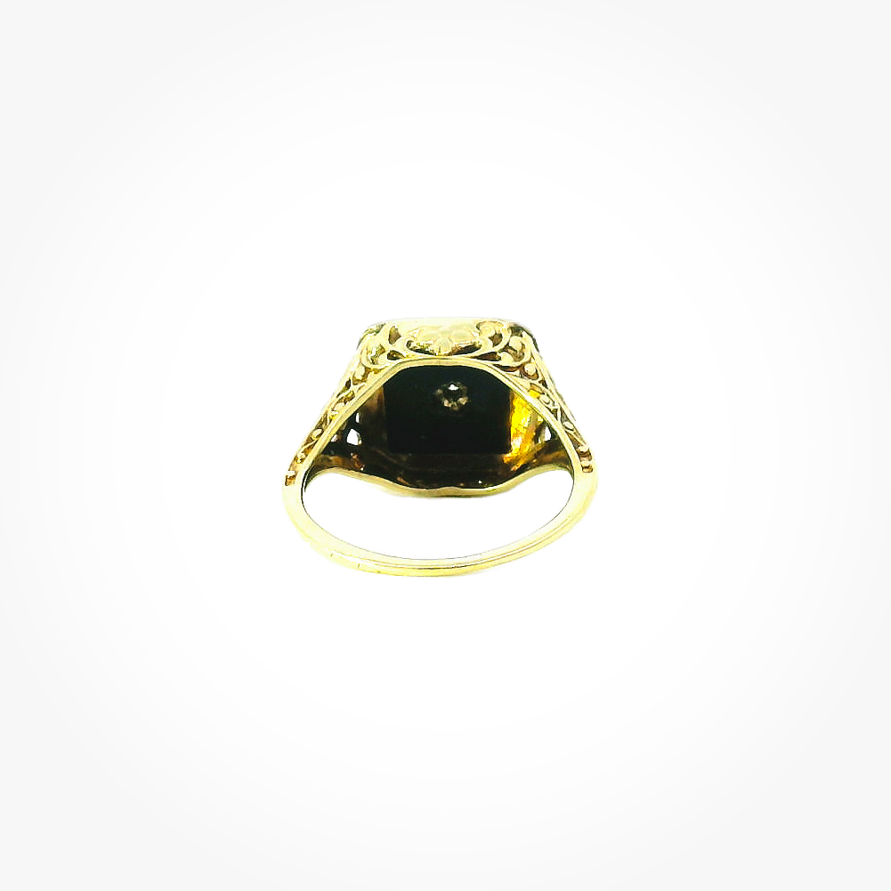 Vintage 14k Filigree Engagement Ring