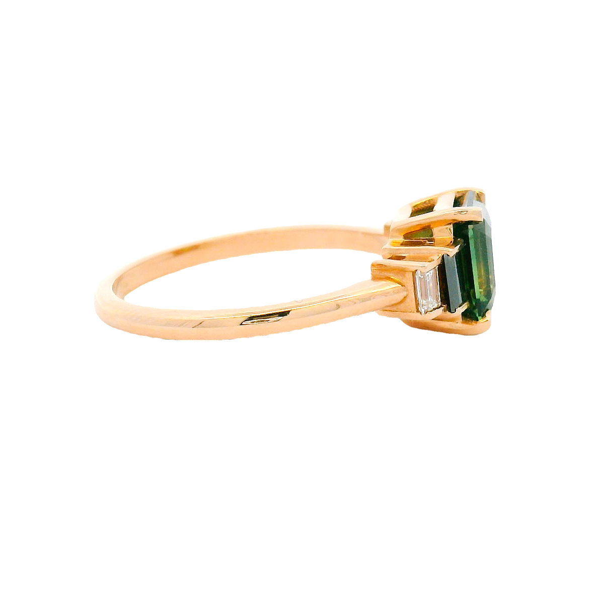 Elegant Green Gemstone Ring