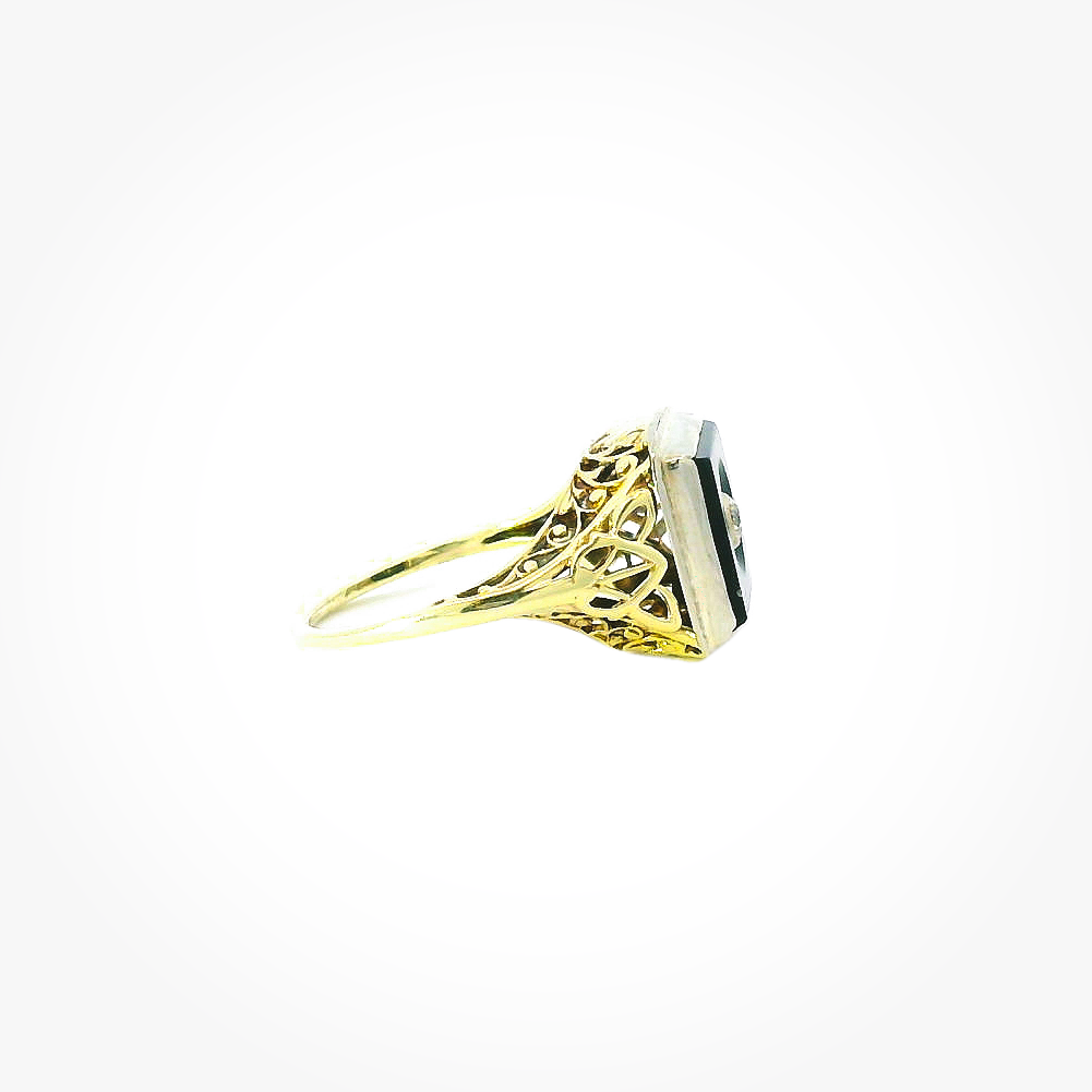Vintage 14k Filigree Engagement Ring