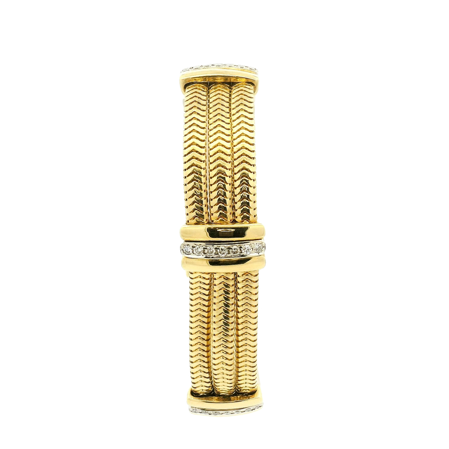 Vintage 14kyg Fancy Link Bracelet