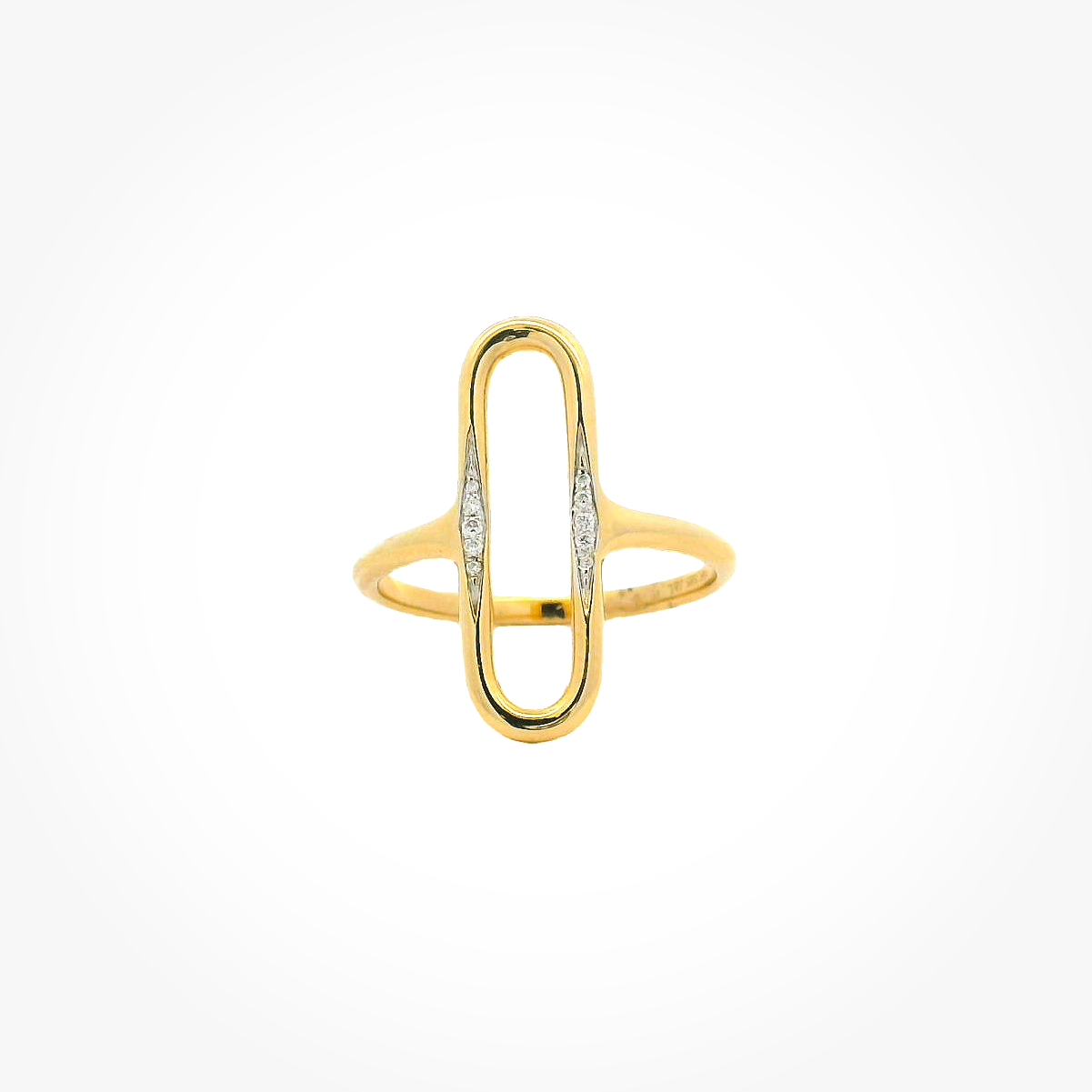 14KYG Geometric Fashion Ring