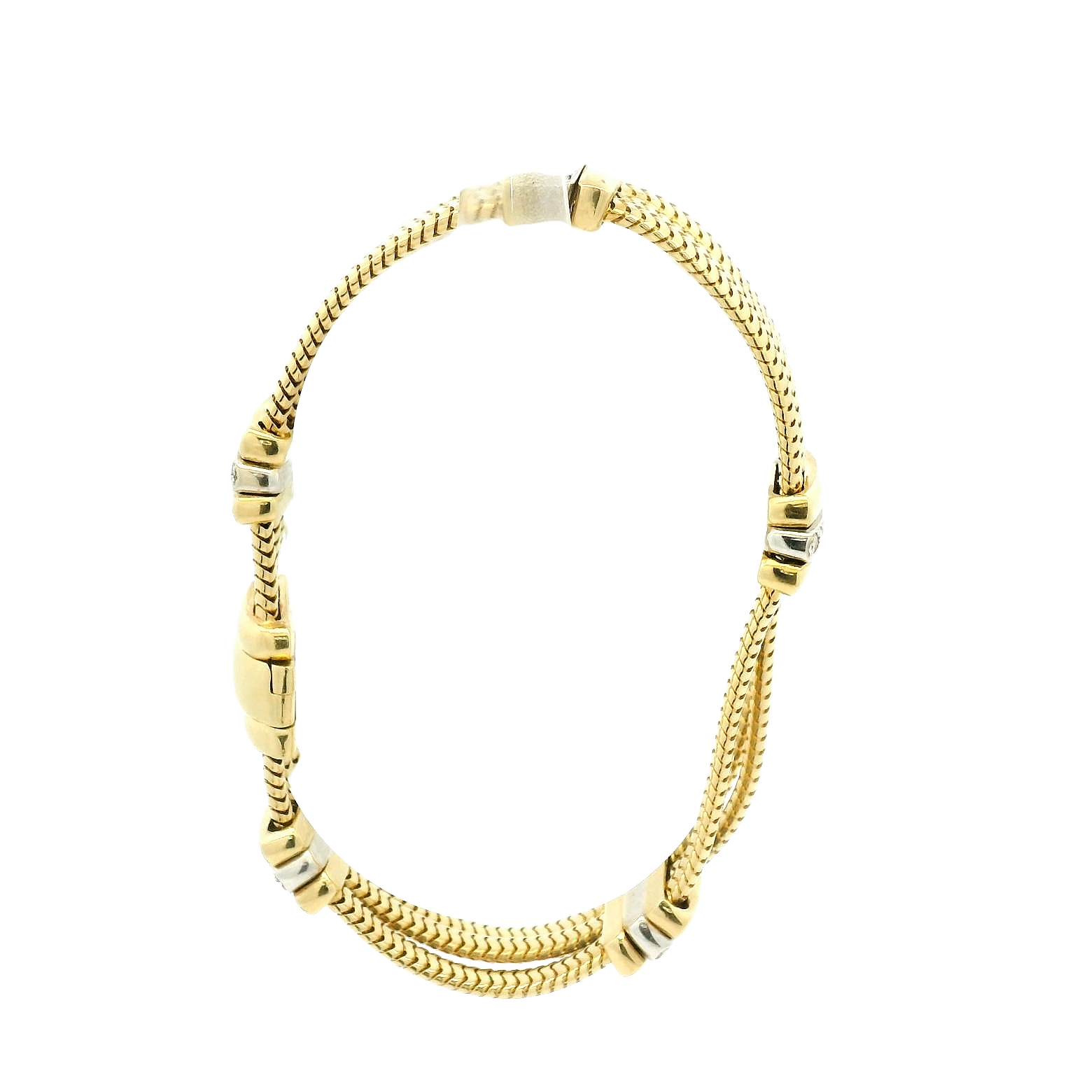 Vintage 14kyg Fancy Link Bracelet