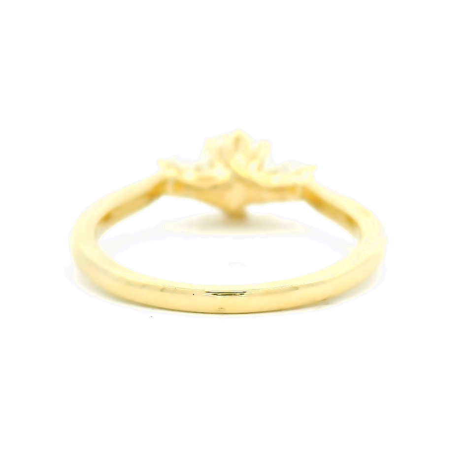 Elegant Three-Stone Diamond Ring