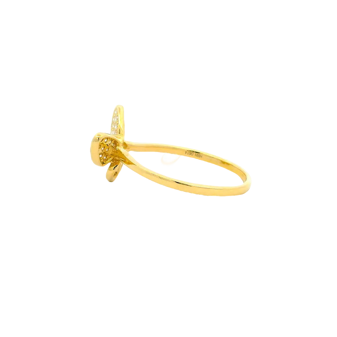14KYG Butterfly Ring