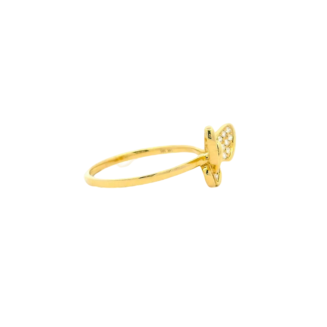 14KYG Butterfly Ring