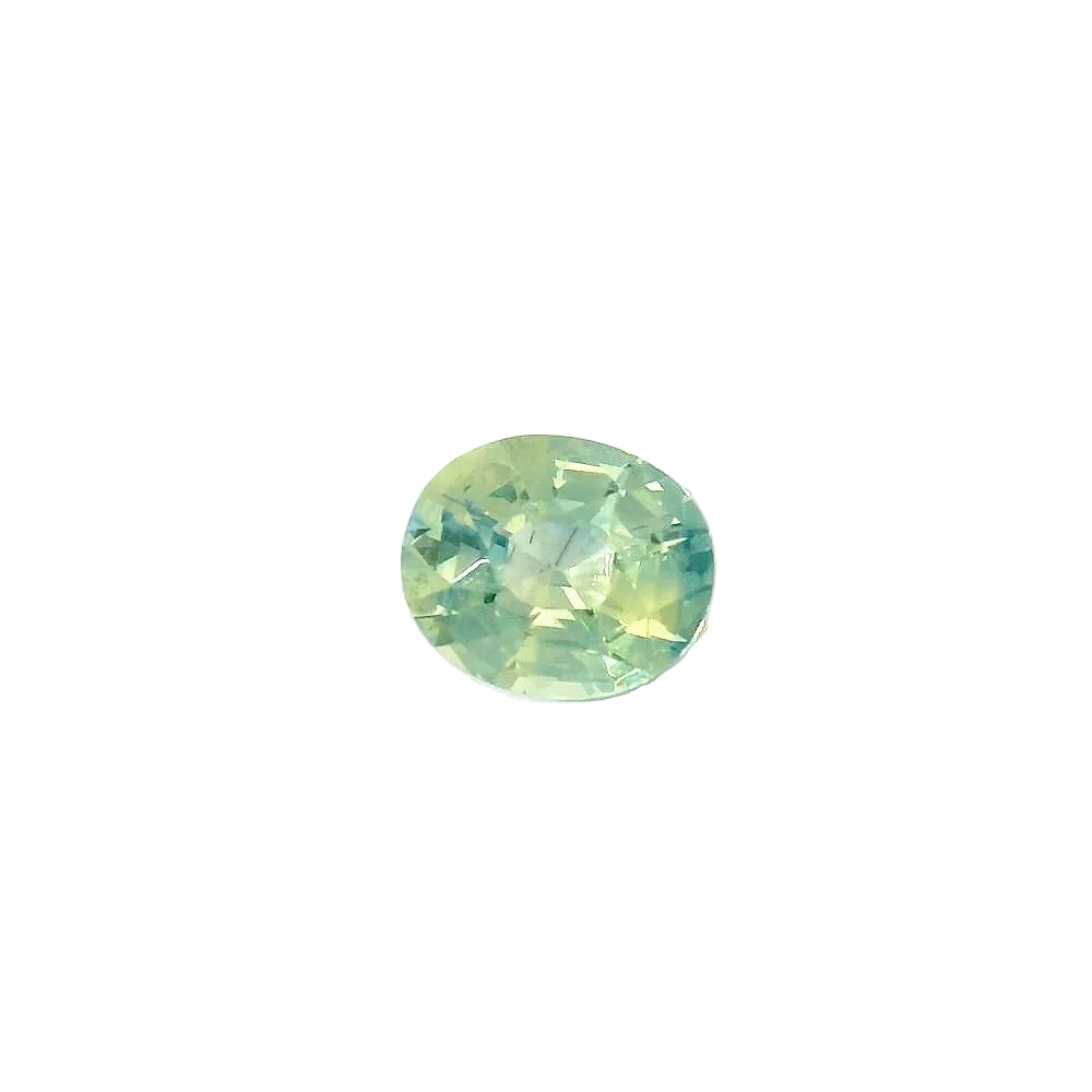 Oval Green sapphire
