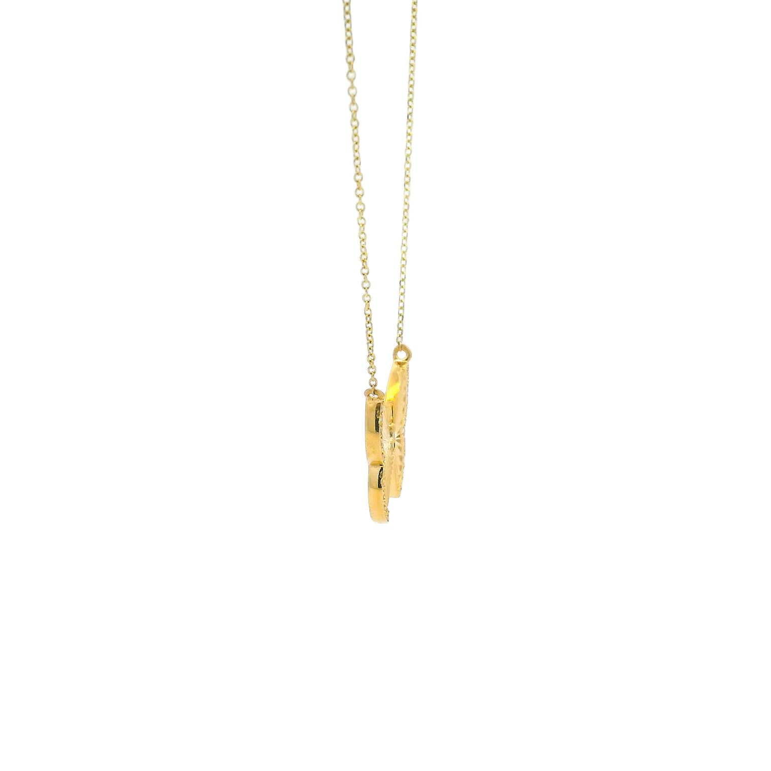 14KYG Diamond Butterfly Necklace