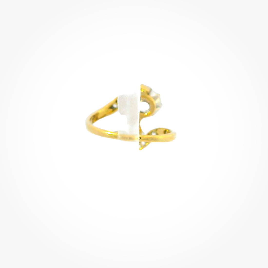 Vintage 18KYG & Platinum Diamond Ring