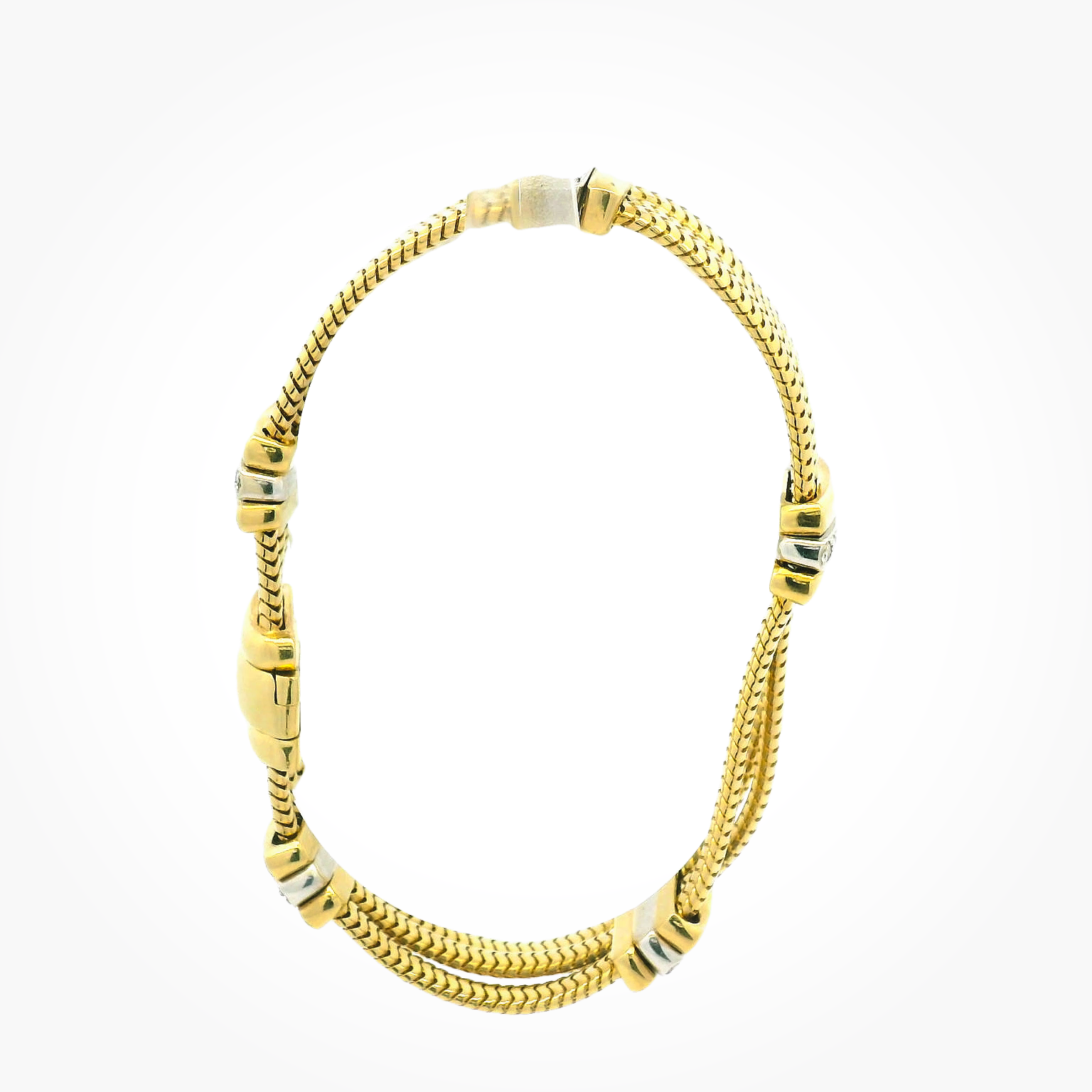 Vintage 14kyg Fancy Link Bracelet
