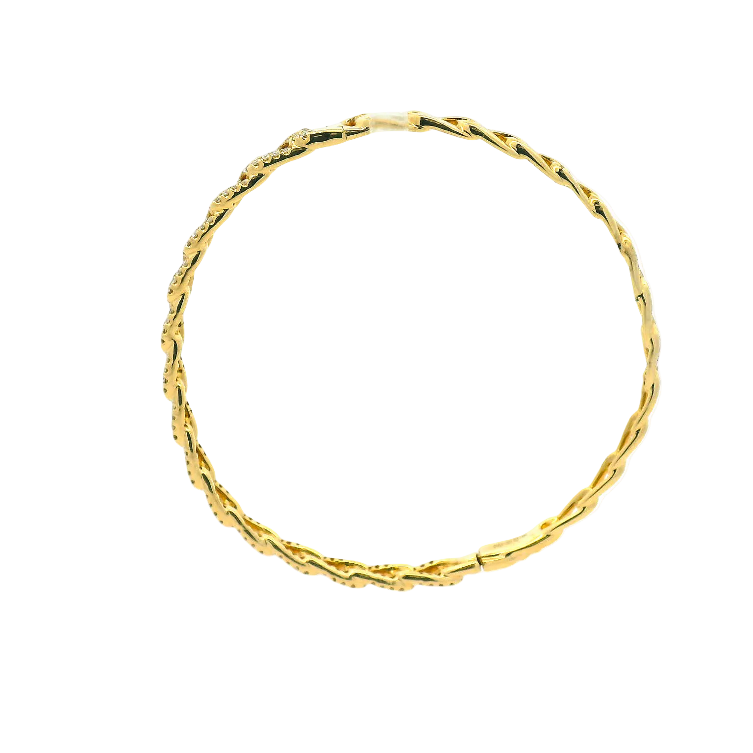 14KYG Diamond Bangle Bracelet