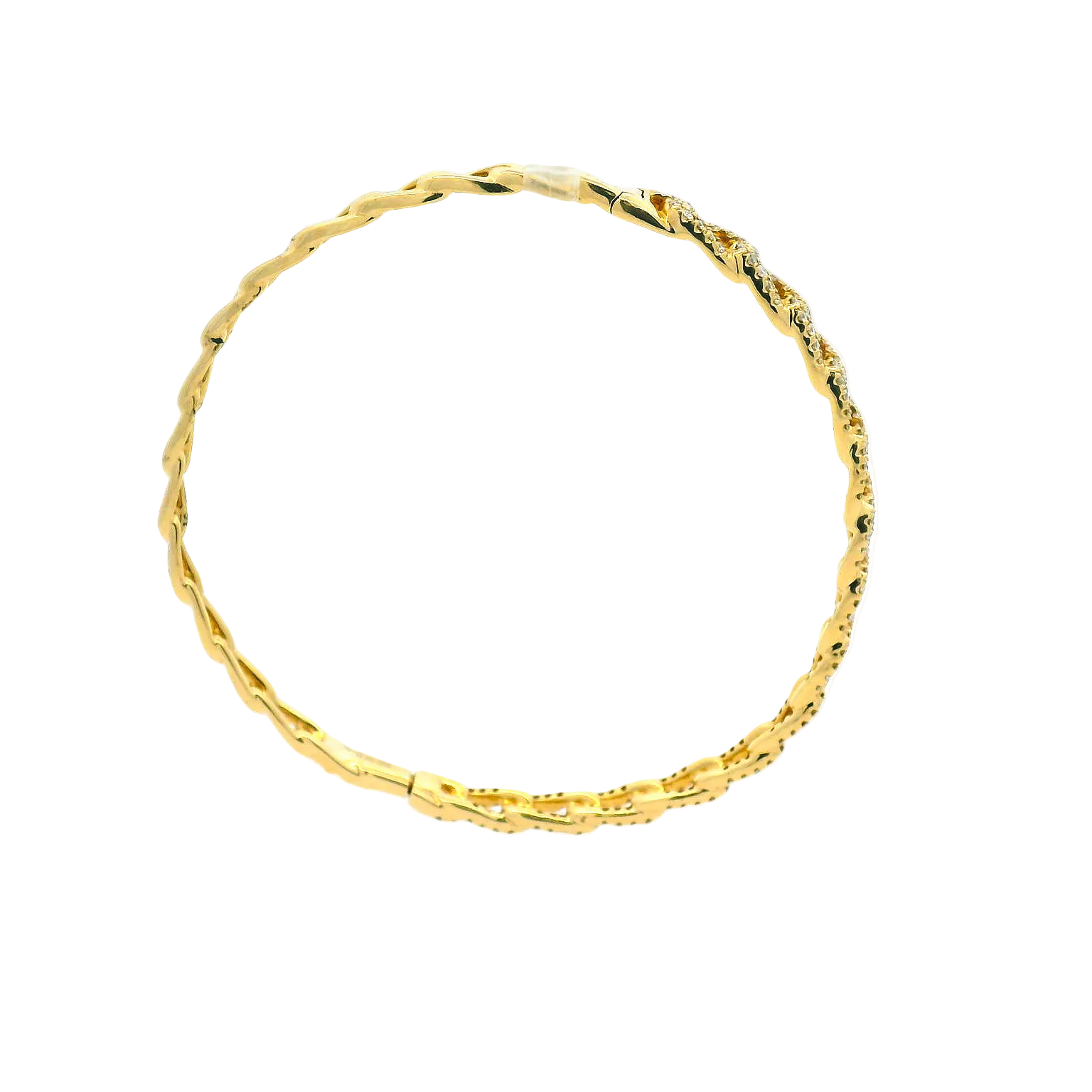 14KYG Diamond Bangle Bracelet