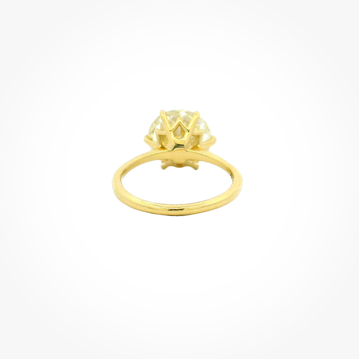 Vintage 18KYG Solitaire Engagement Ring