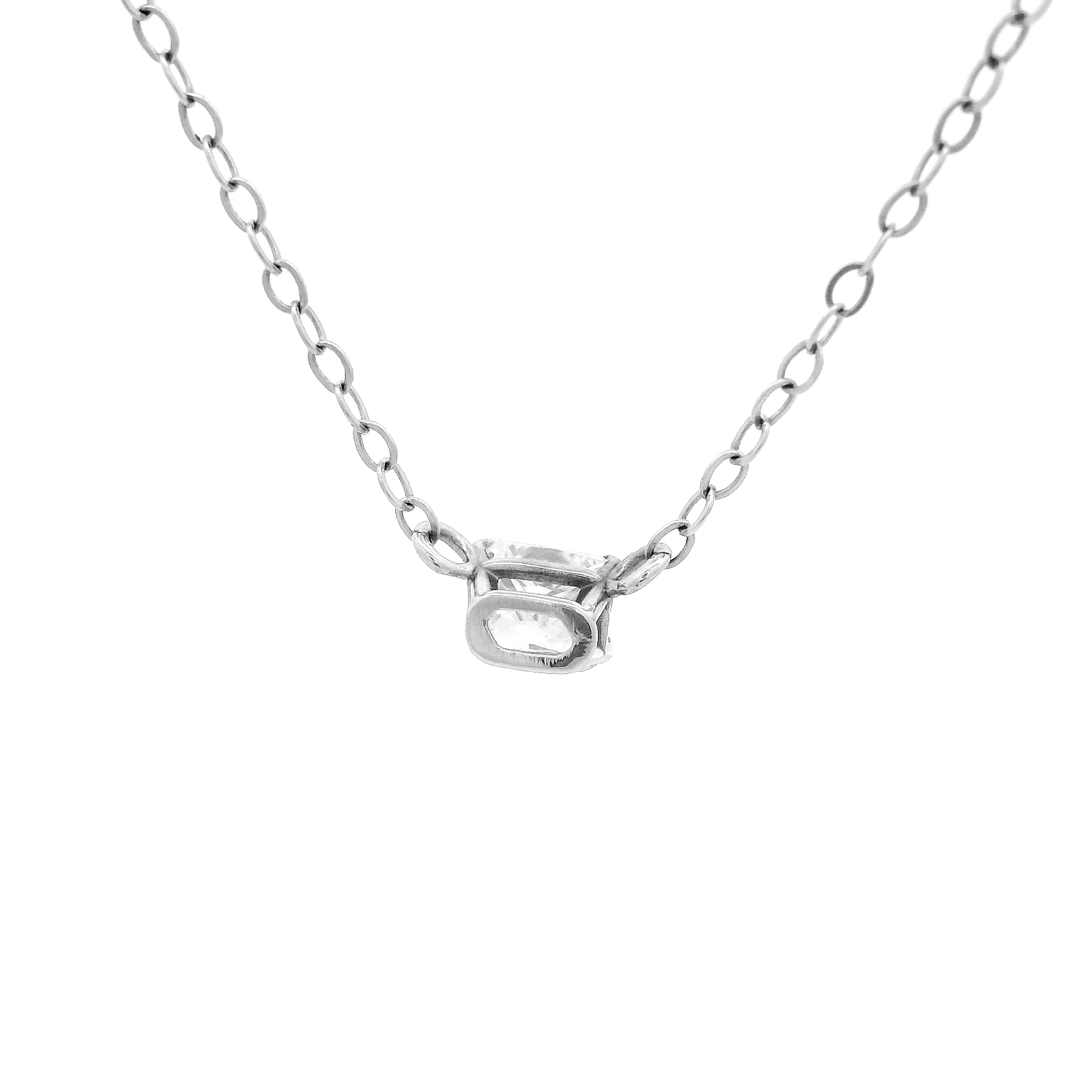 14KWG Diamond Necklace
