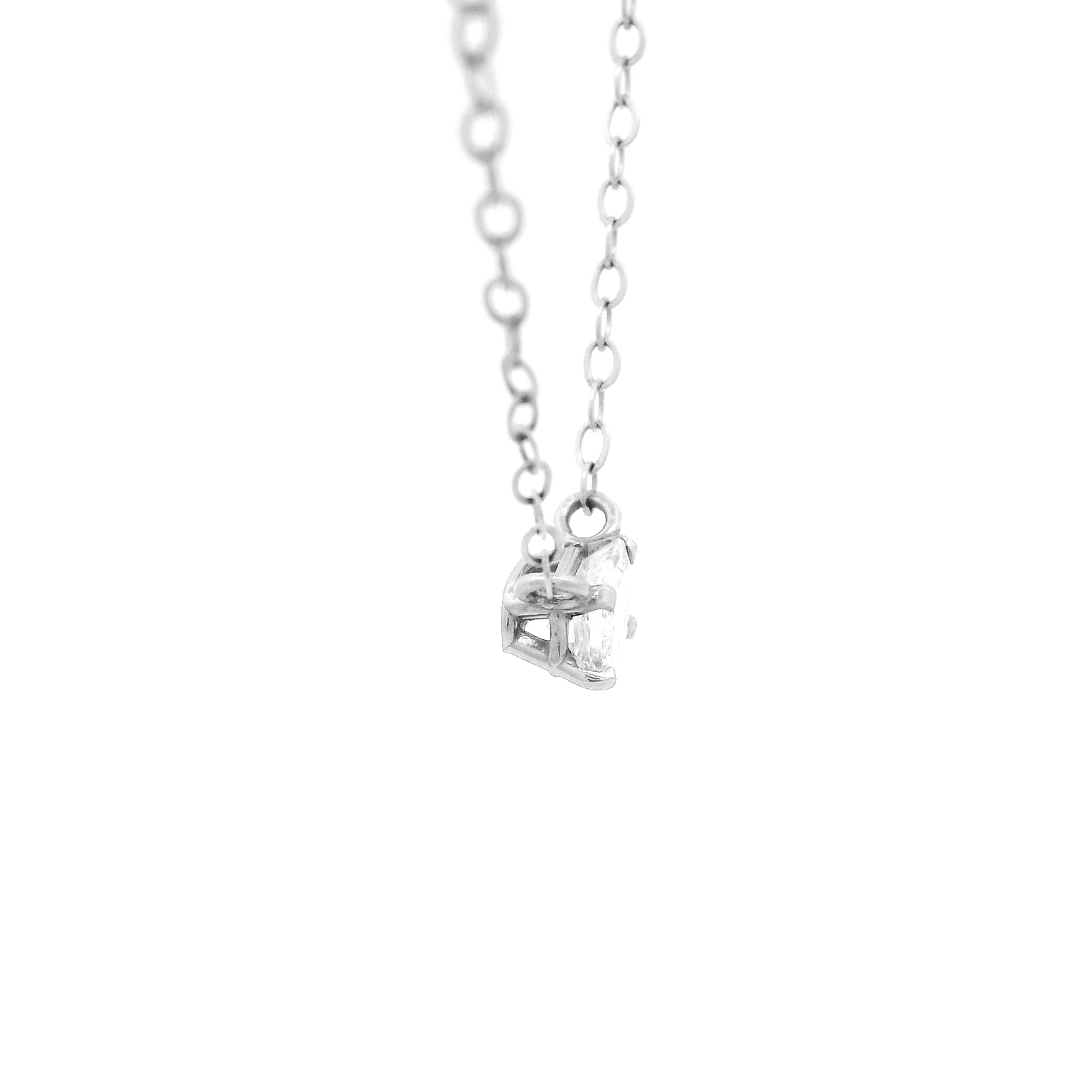 14KWG Diamond Necklace