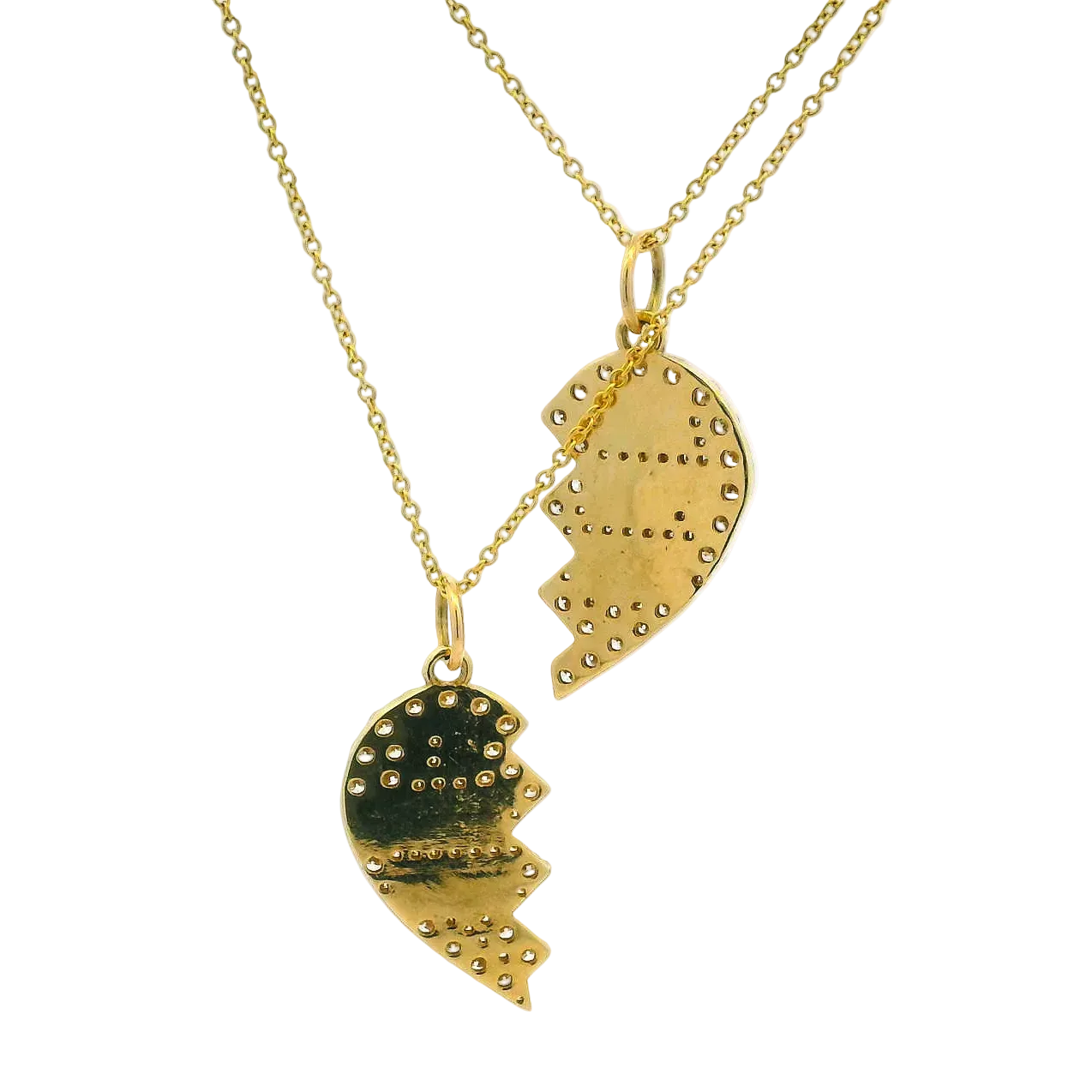 14KYG Diamond BFF Necklaces