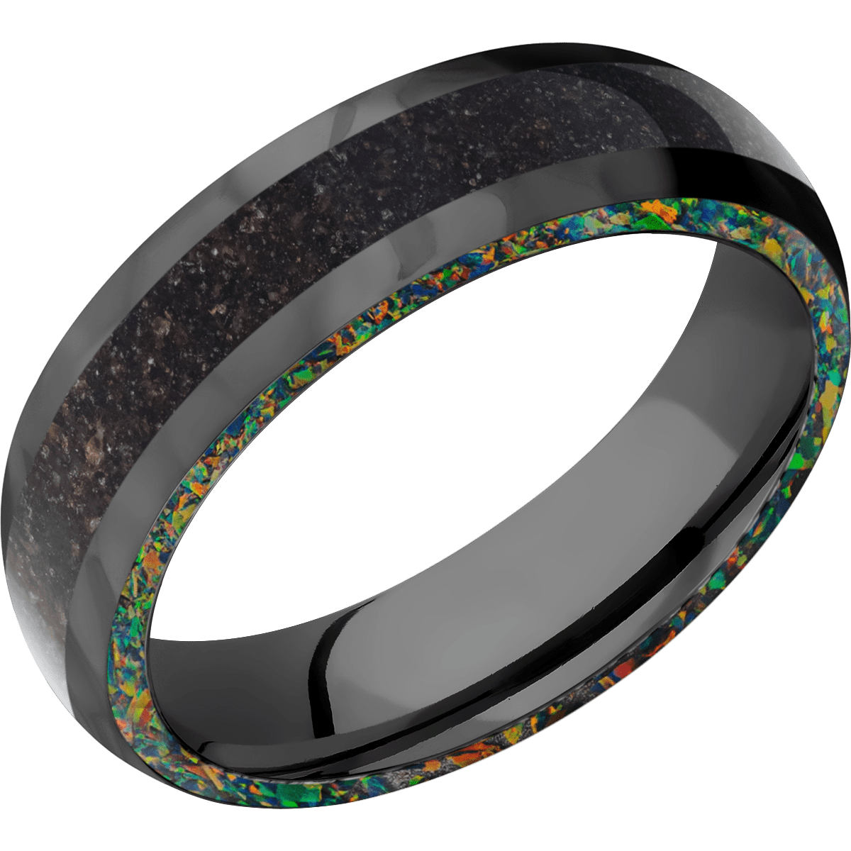 Zirconium + Rockpolish Finish