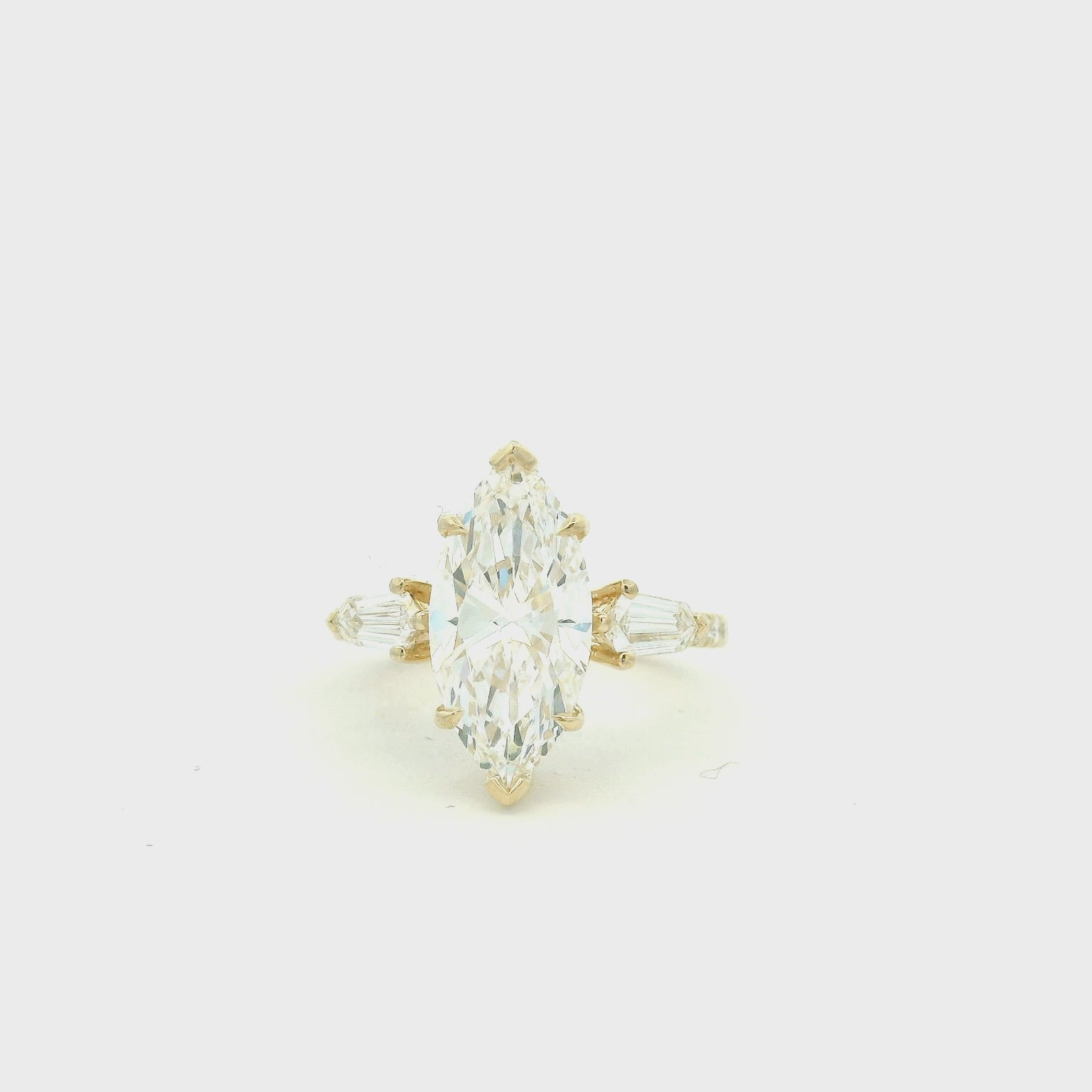 Elegant Marquise Cut Diamond Ring