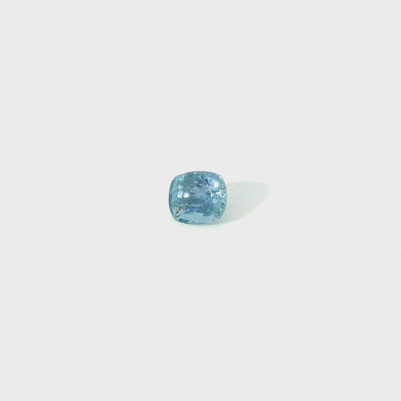 cushion cut blue sapphire