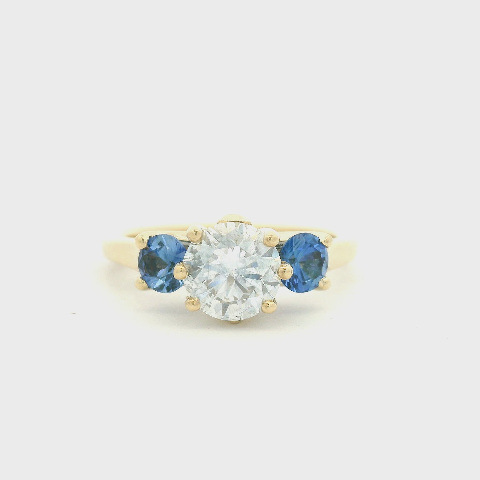 Elegant Three-Stone Ring