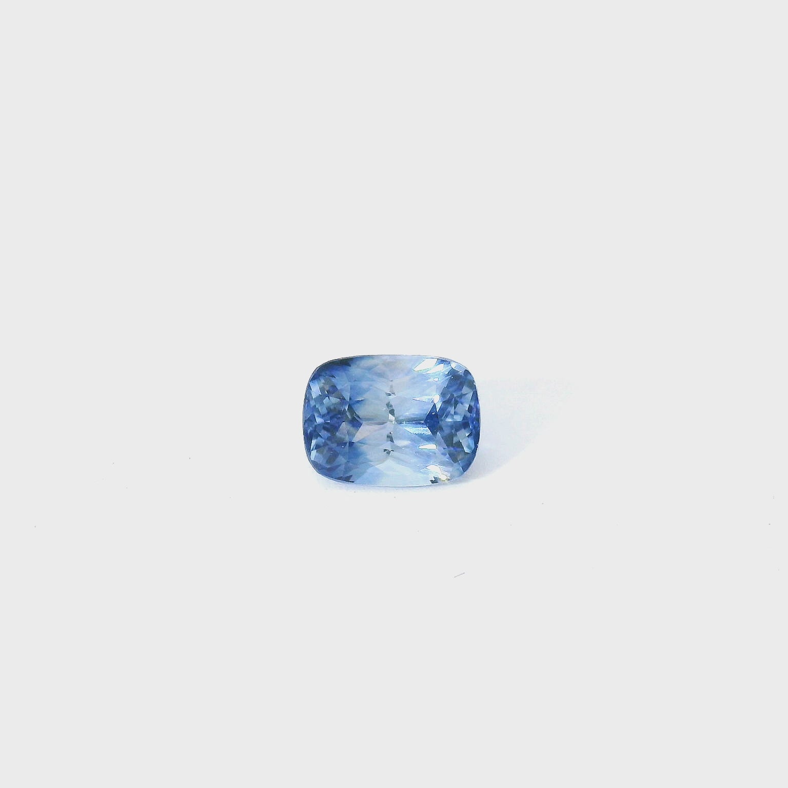 cushion cut blue sapphire