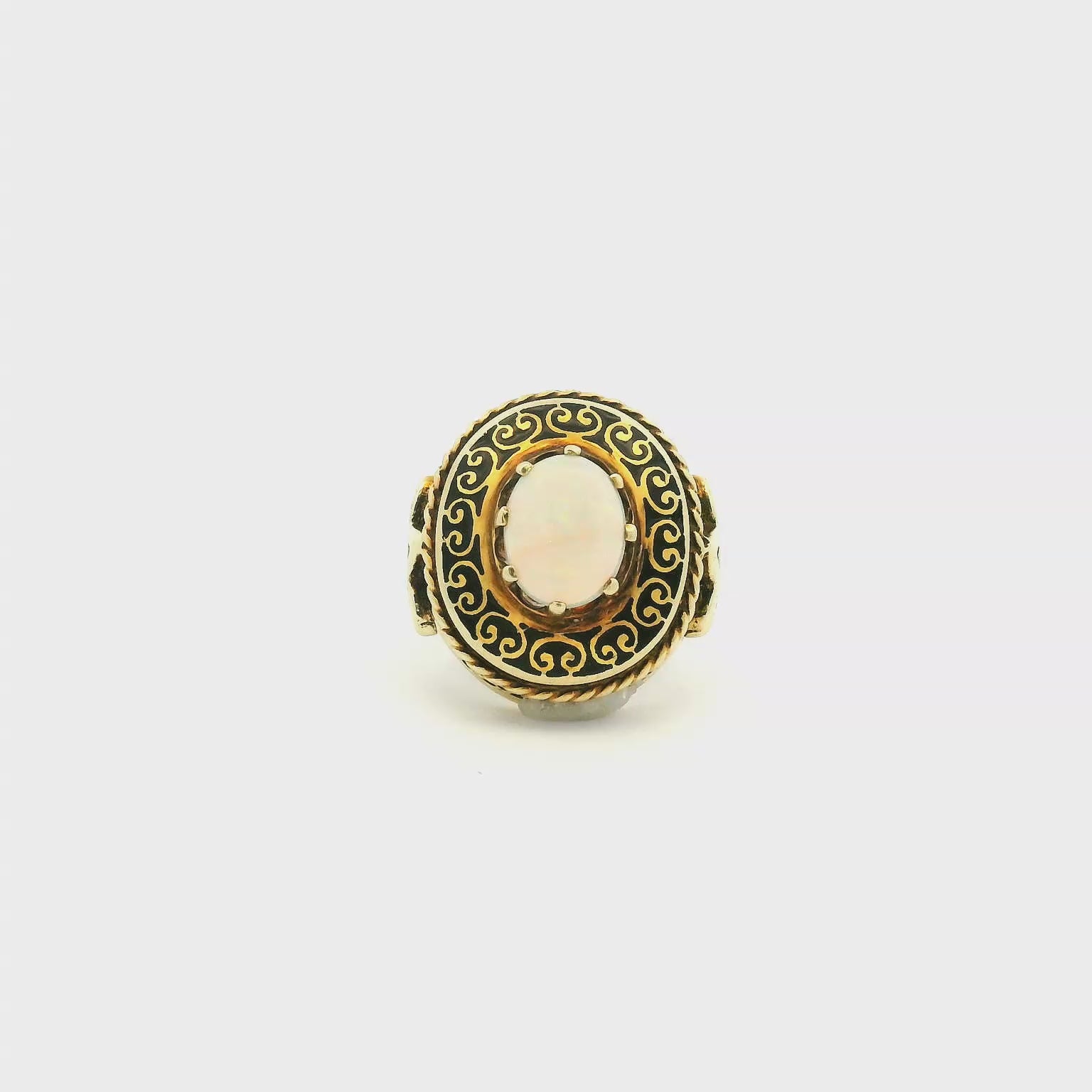 Vintage 14k Opal Ring