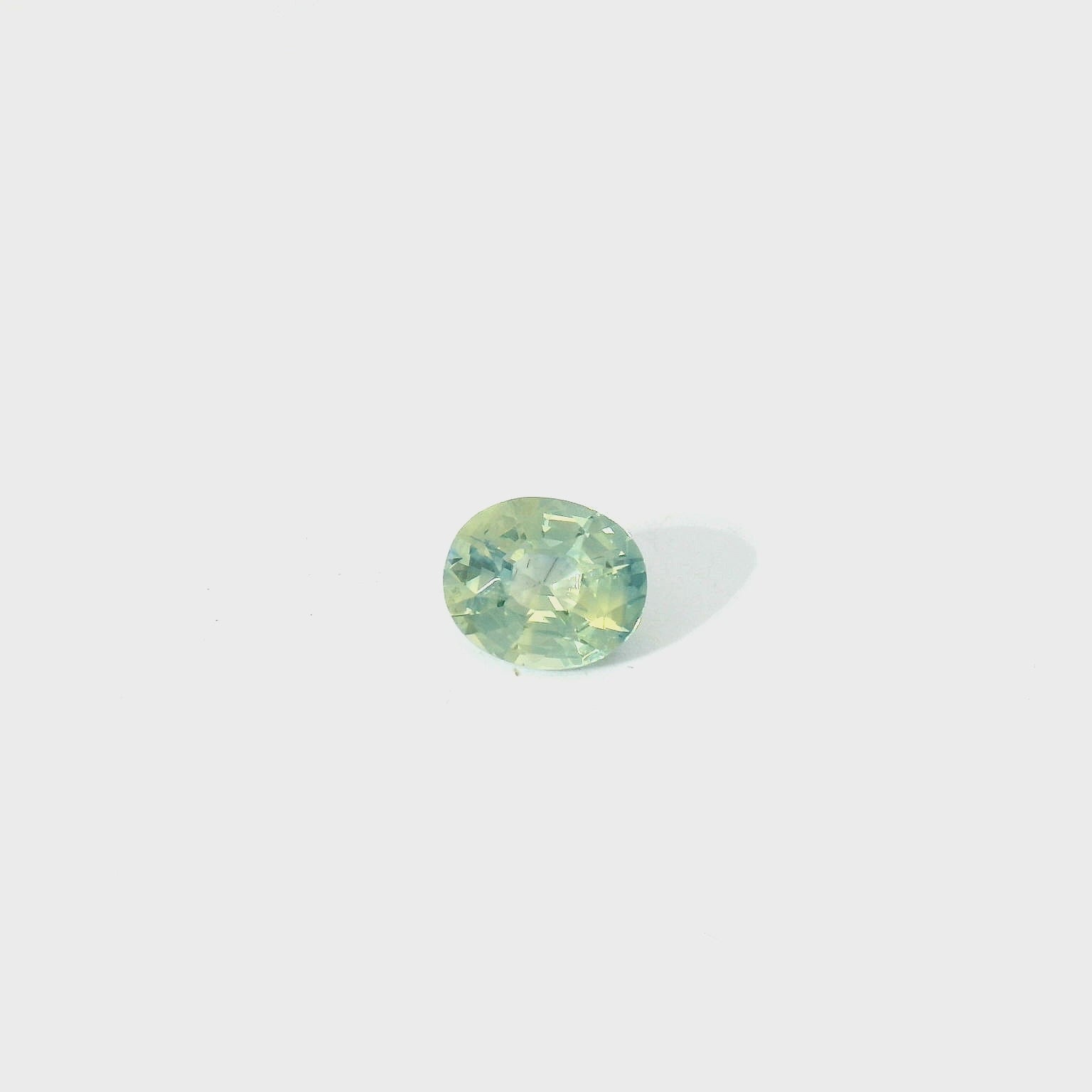 Oval Green sapphire