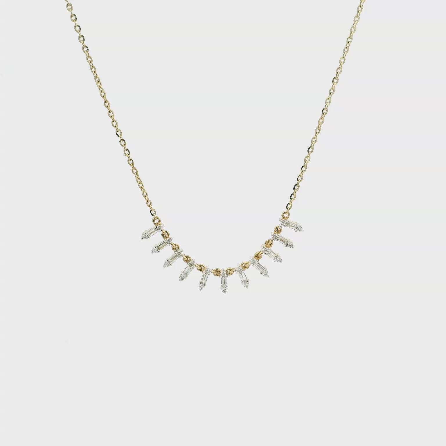 18KYG Diamond Necklace