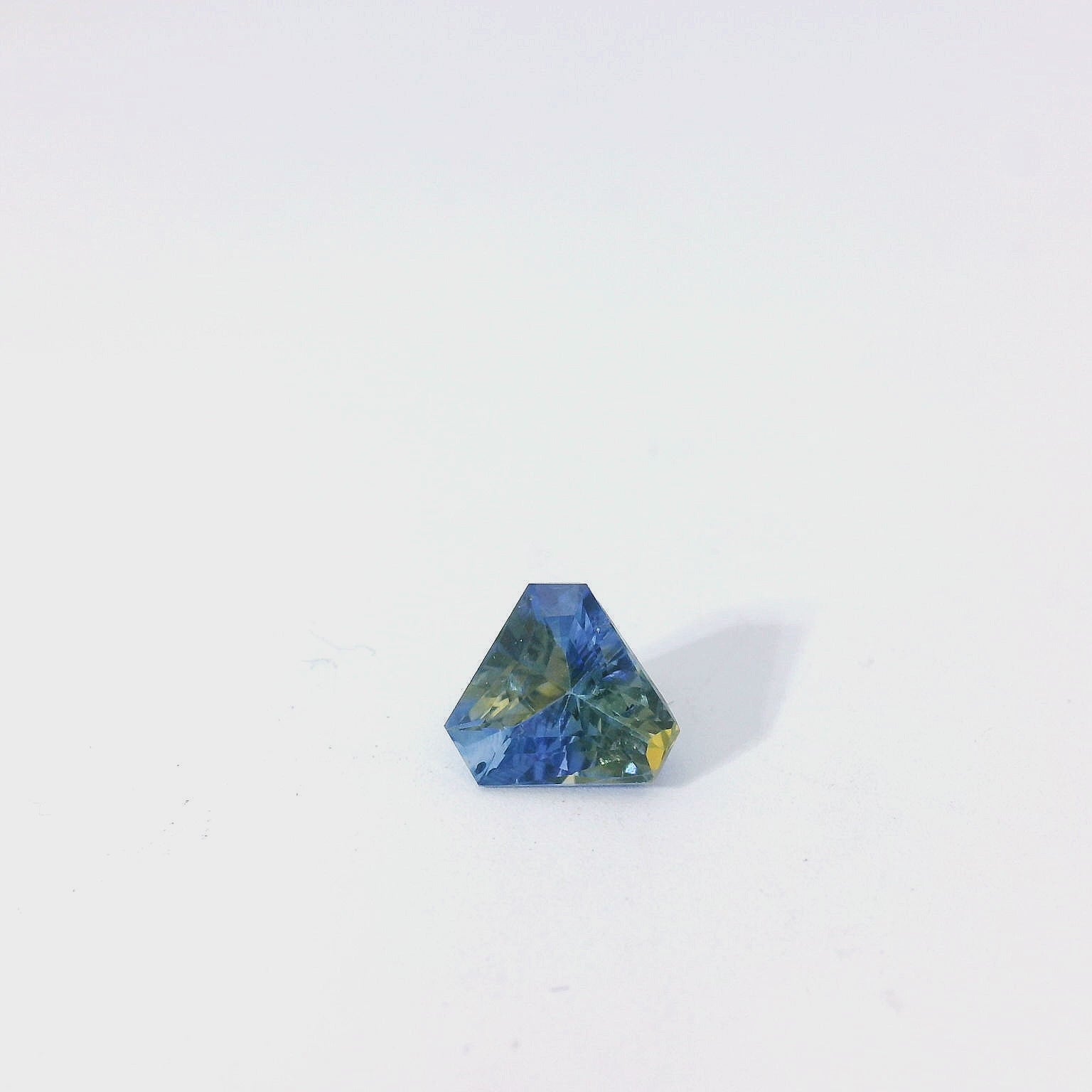 multi-color fantasy cut sapphire