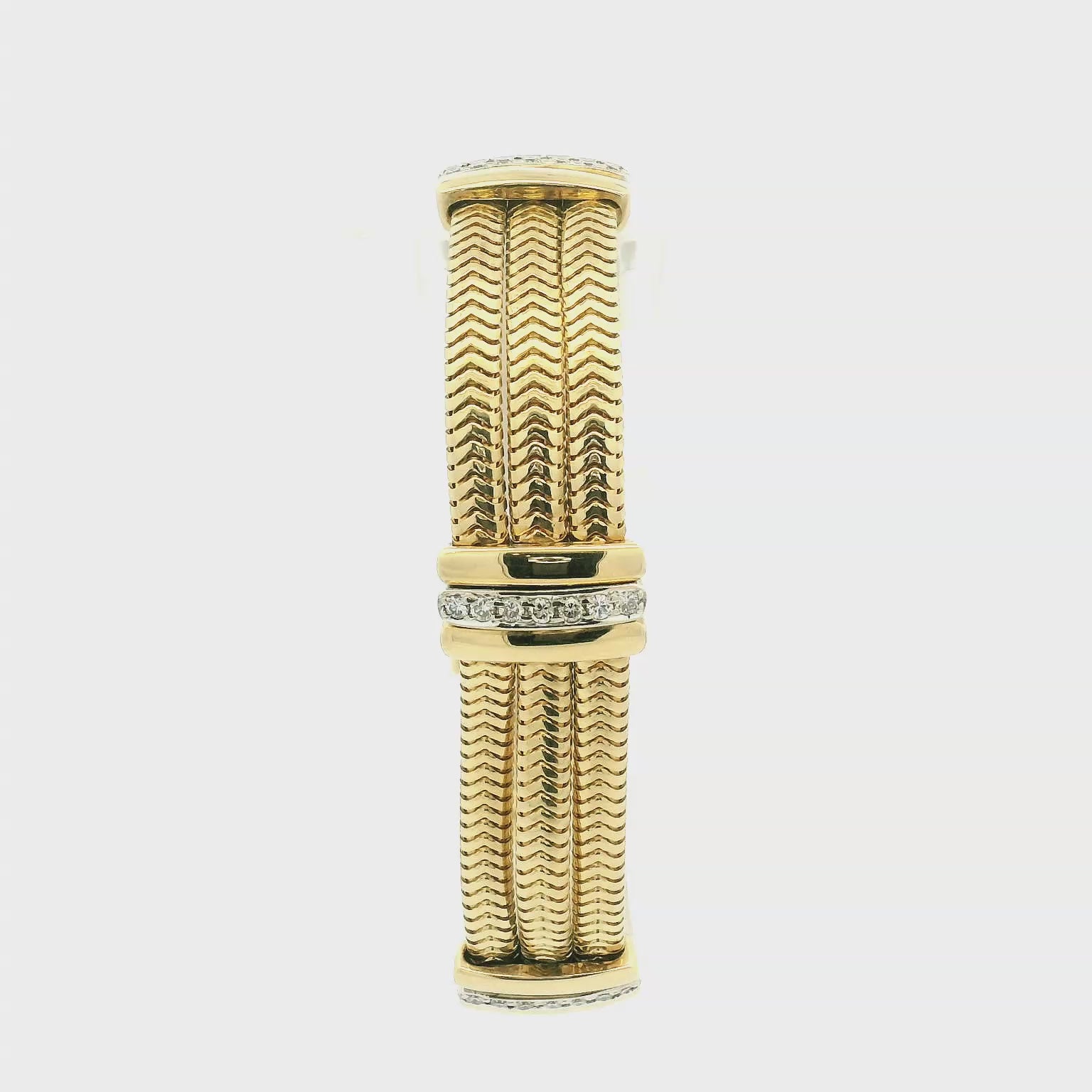 Vintage 14kyg Fancy Link Bracelet