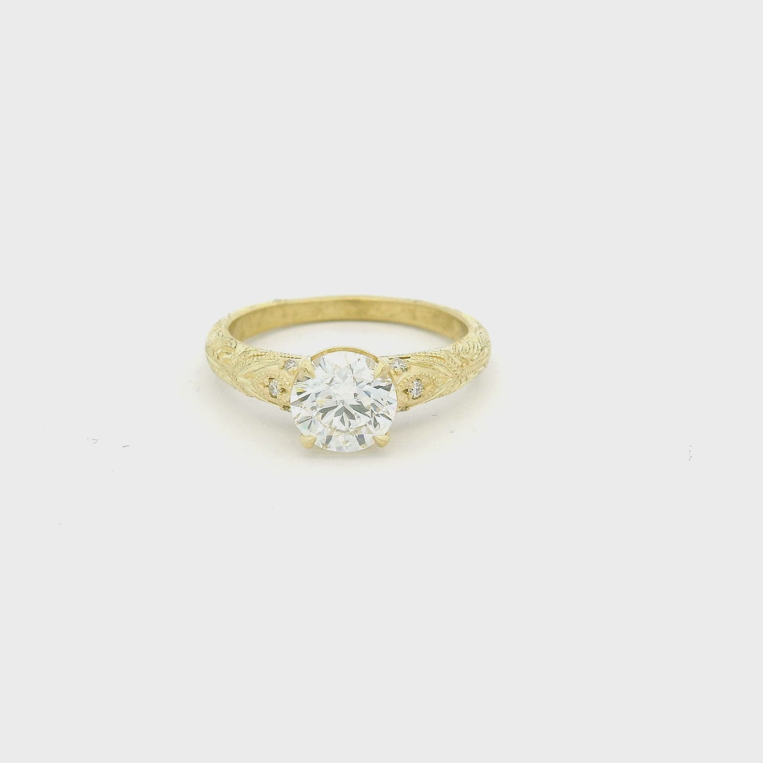 Elegant Gold Engagement Ring