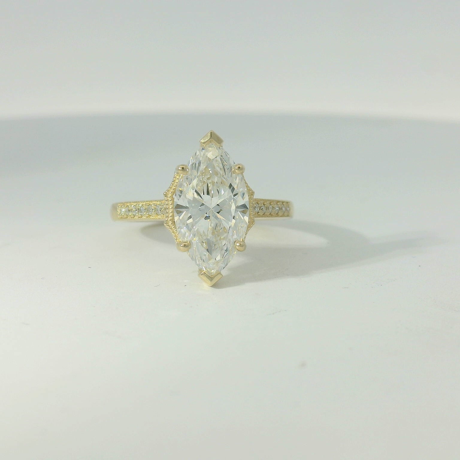 Elegant Marquise Diamond Ring