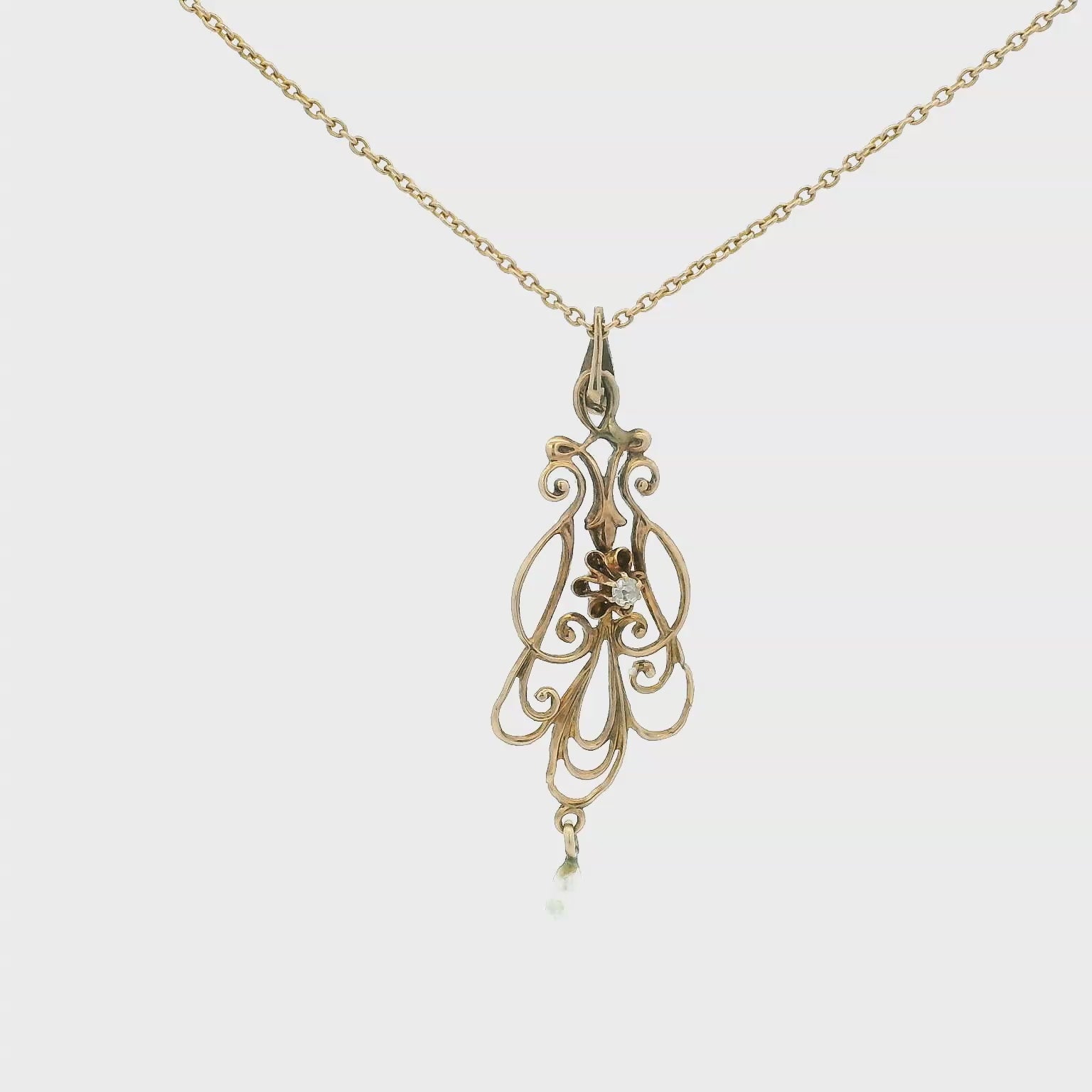 Vintage Lavalier Necklace