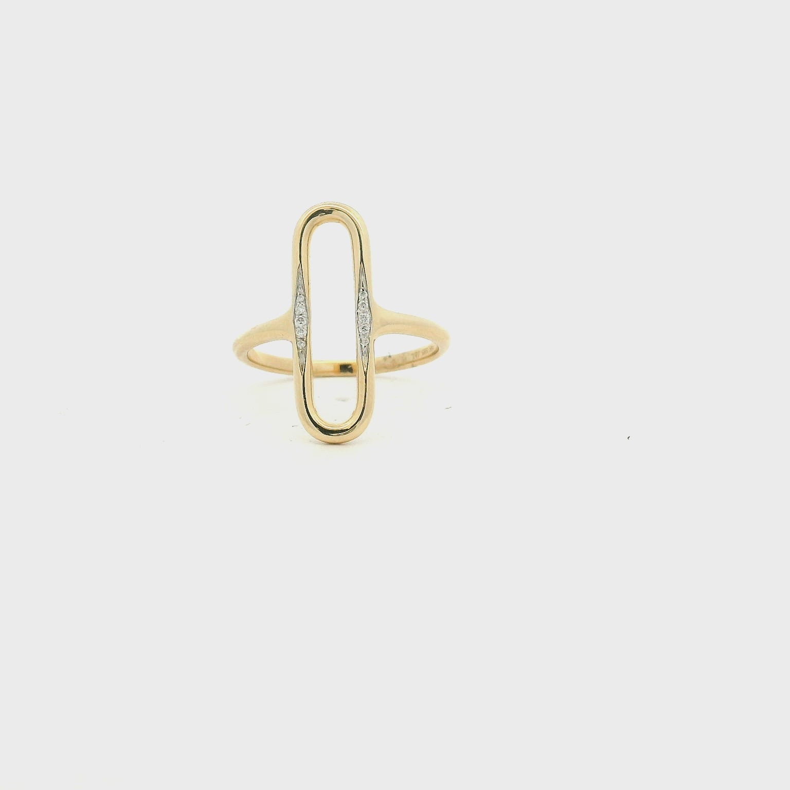 14KYG Geometric Fashion Ring
