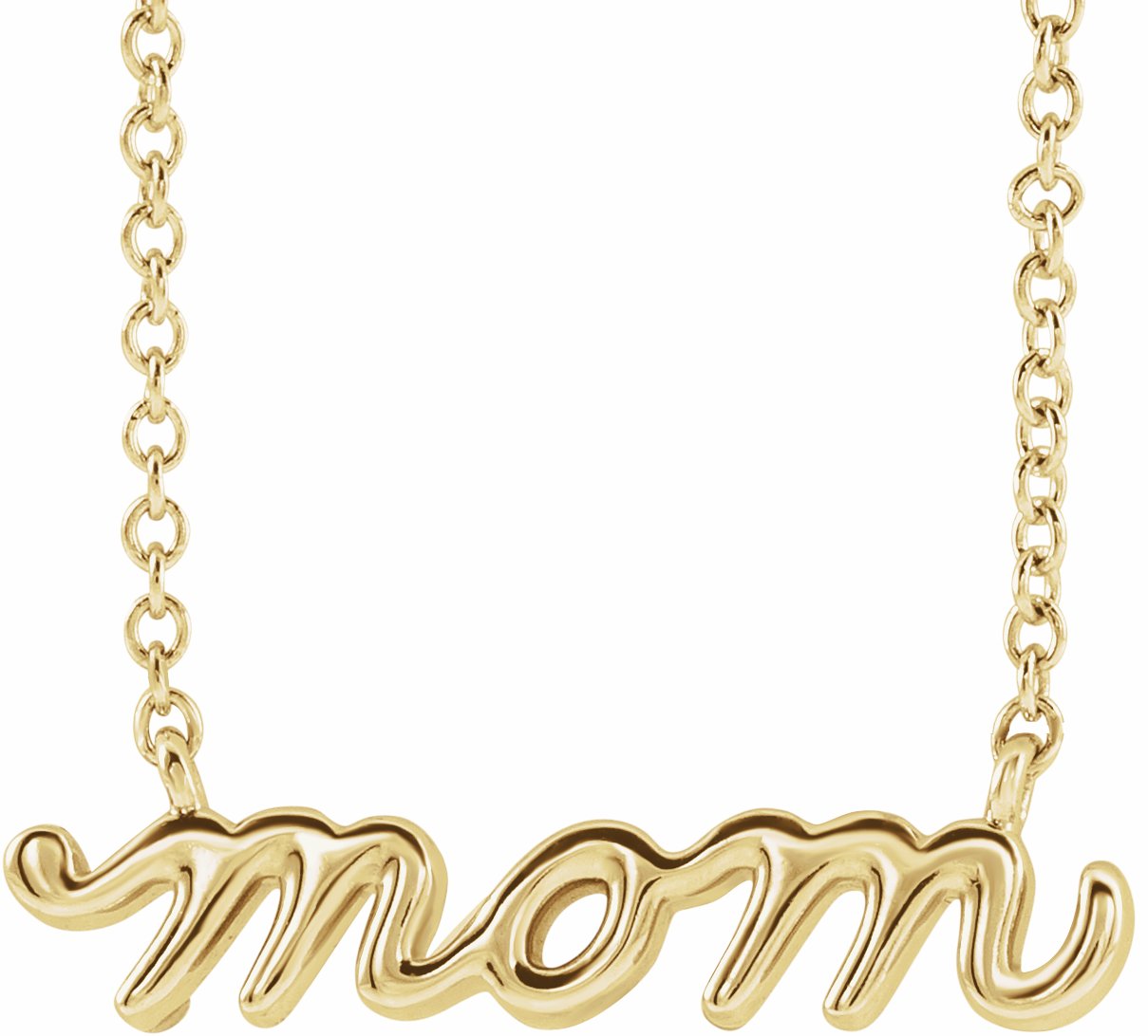 Petite Mom Script 18" Necklace