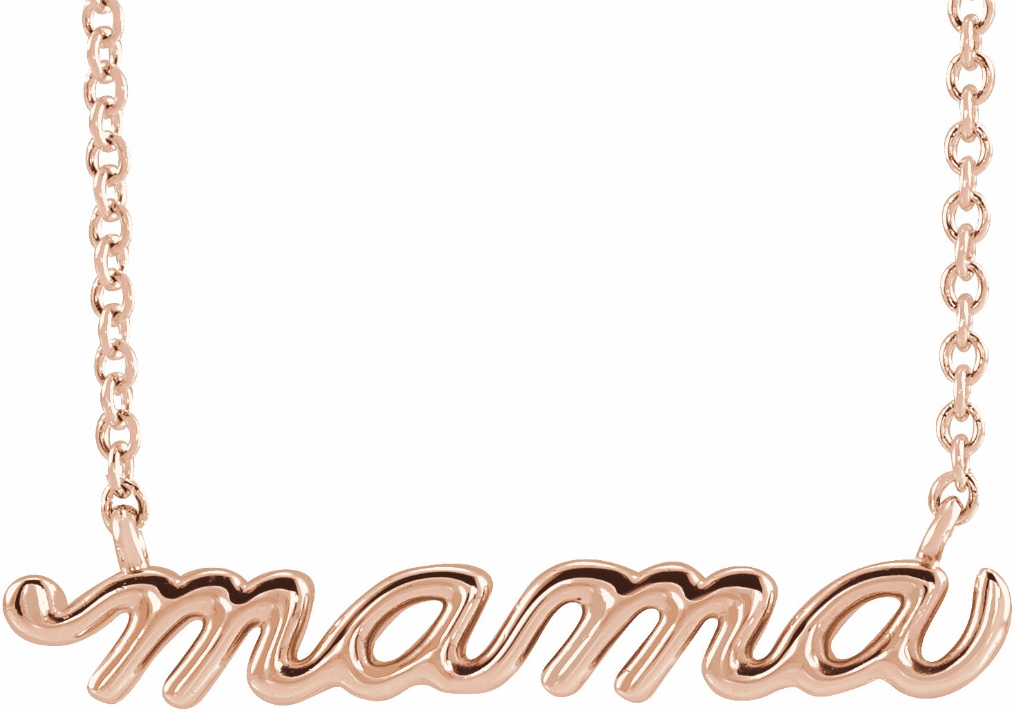 Petite Mama Script 18" Necklace