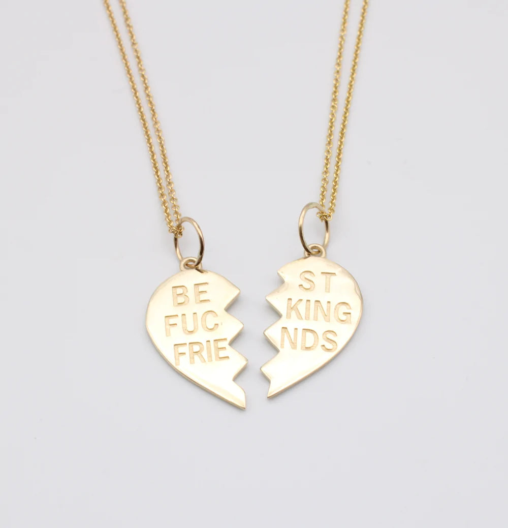 14k Best Fucking Friends Necklace
