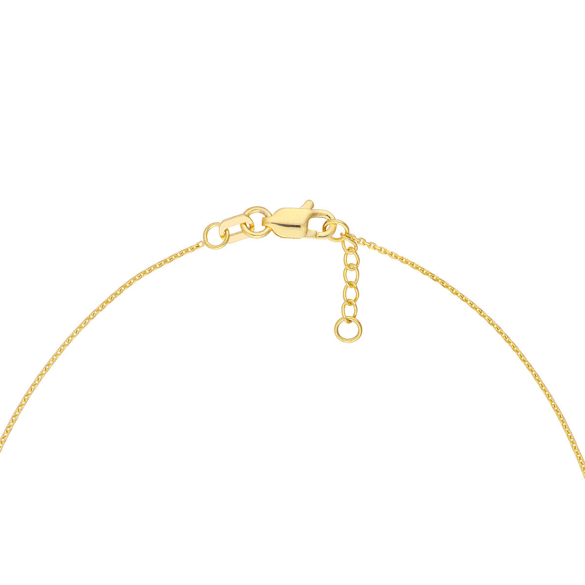 14k Yellow Gold Mini CZ Evil Eye Adjustable Bracelet