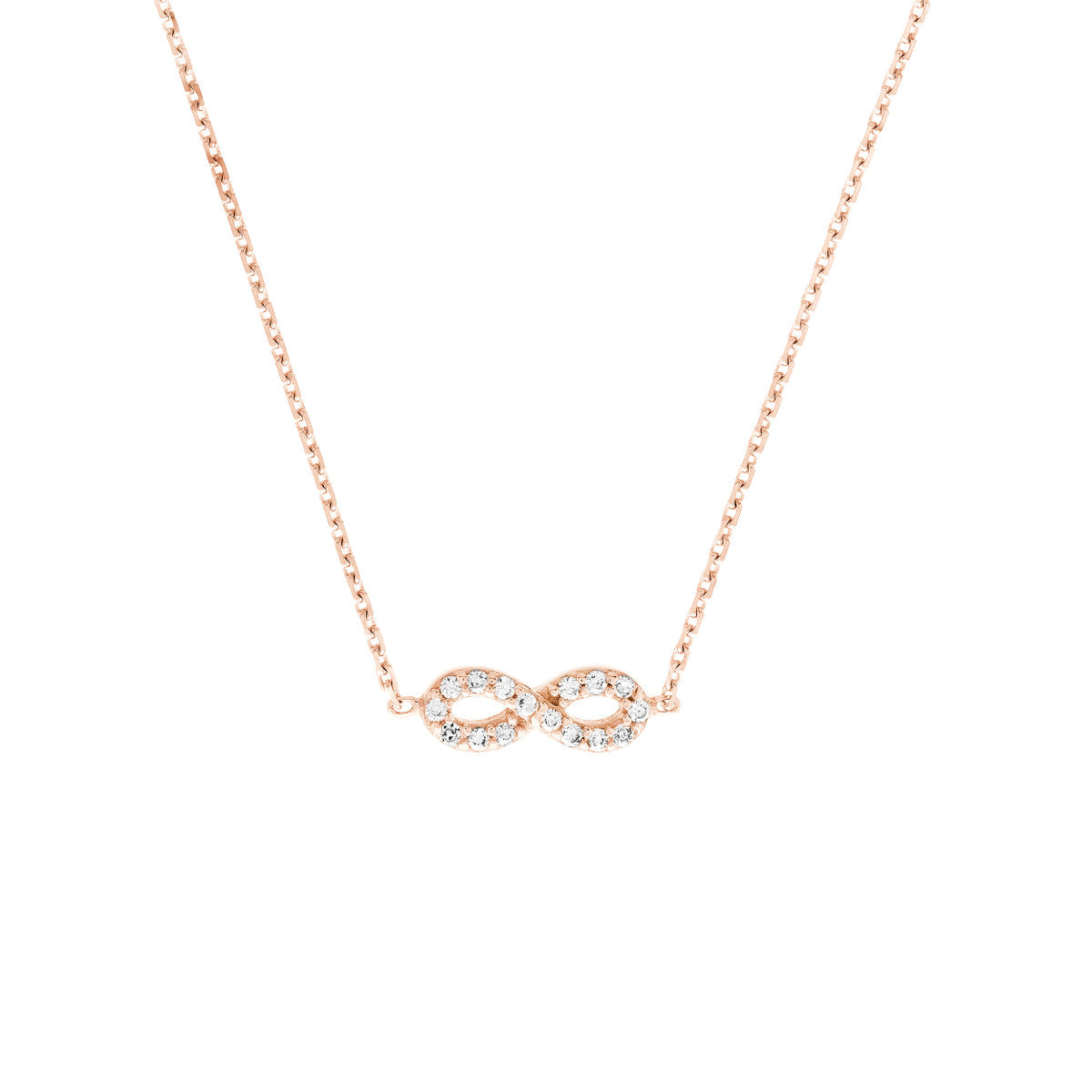 MINI CZ INFINITY NECKLACE