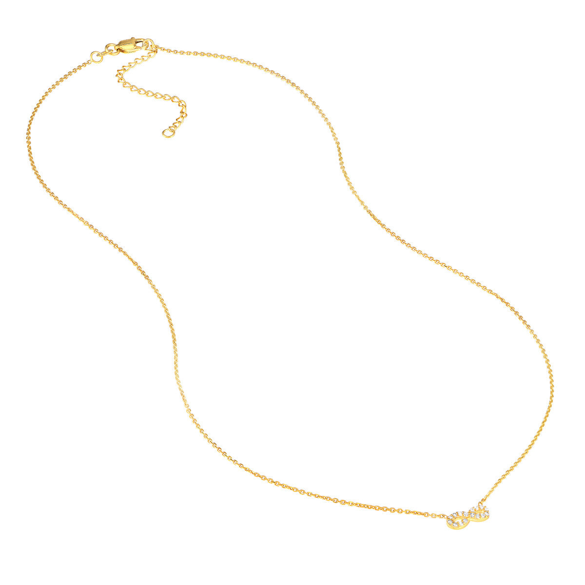 MINI CZ INFINITY NECKLACE