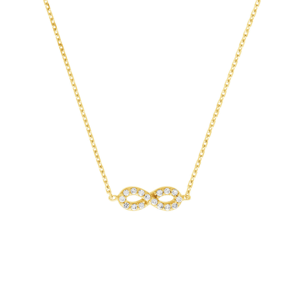 MINI CZ INFINITY NECKLACE