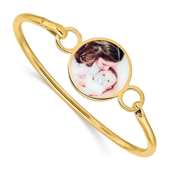 Round Picture Jewelry Bangle