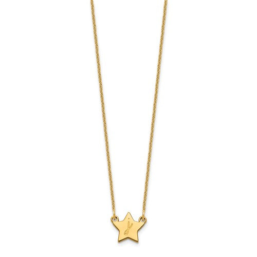 Initial Star Necklace